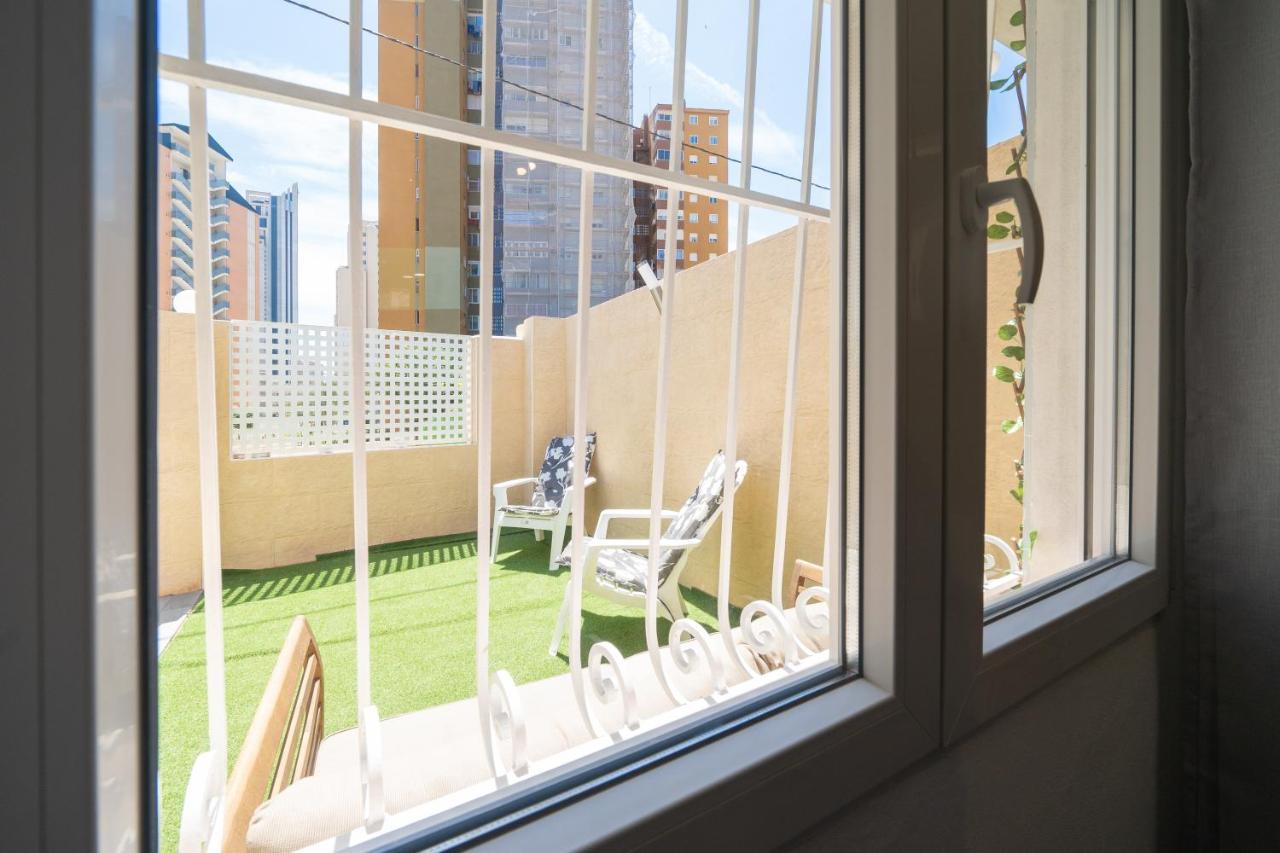 Apartamento Alma Con Terreno Privado Y Parking Compartido - A 800M De Playa Poniente Benidorm Exterior foto