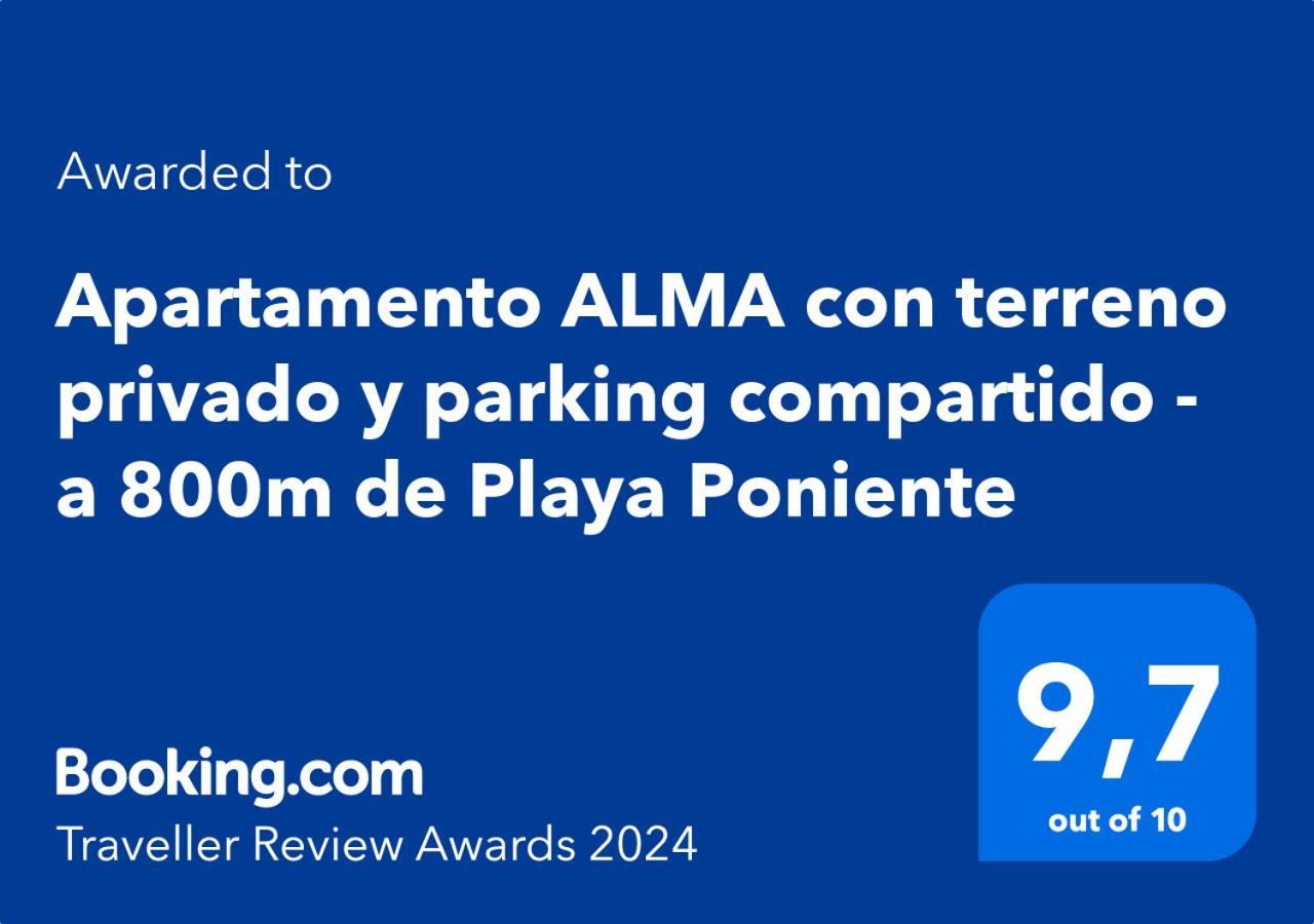 Apartamento Alma Con Terreno Privado Y Parking Compartido - A 800M De Playa Poniente Benidorm Exterior foto